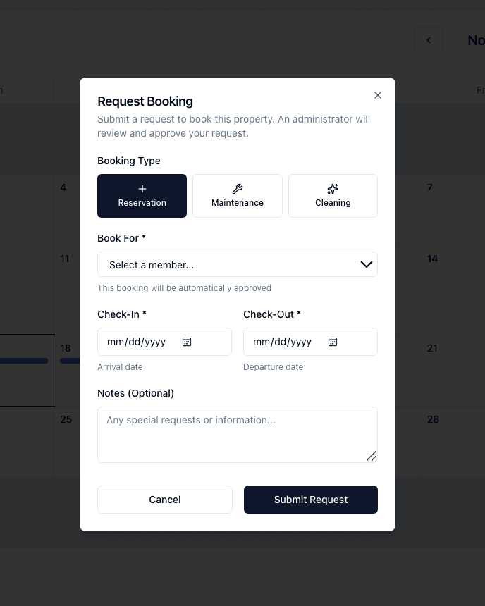Approve or Decline Booking Requests