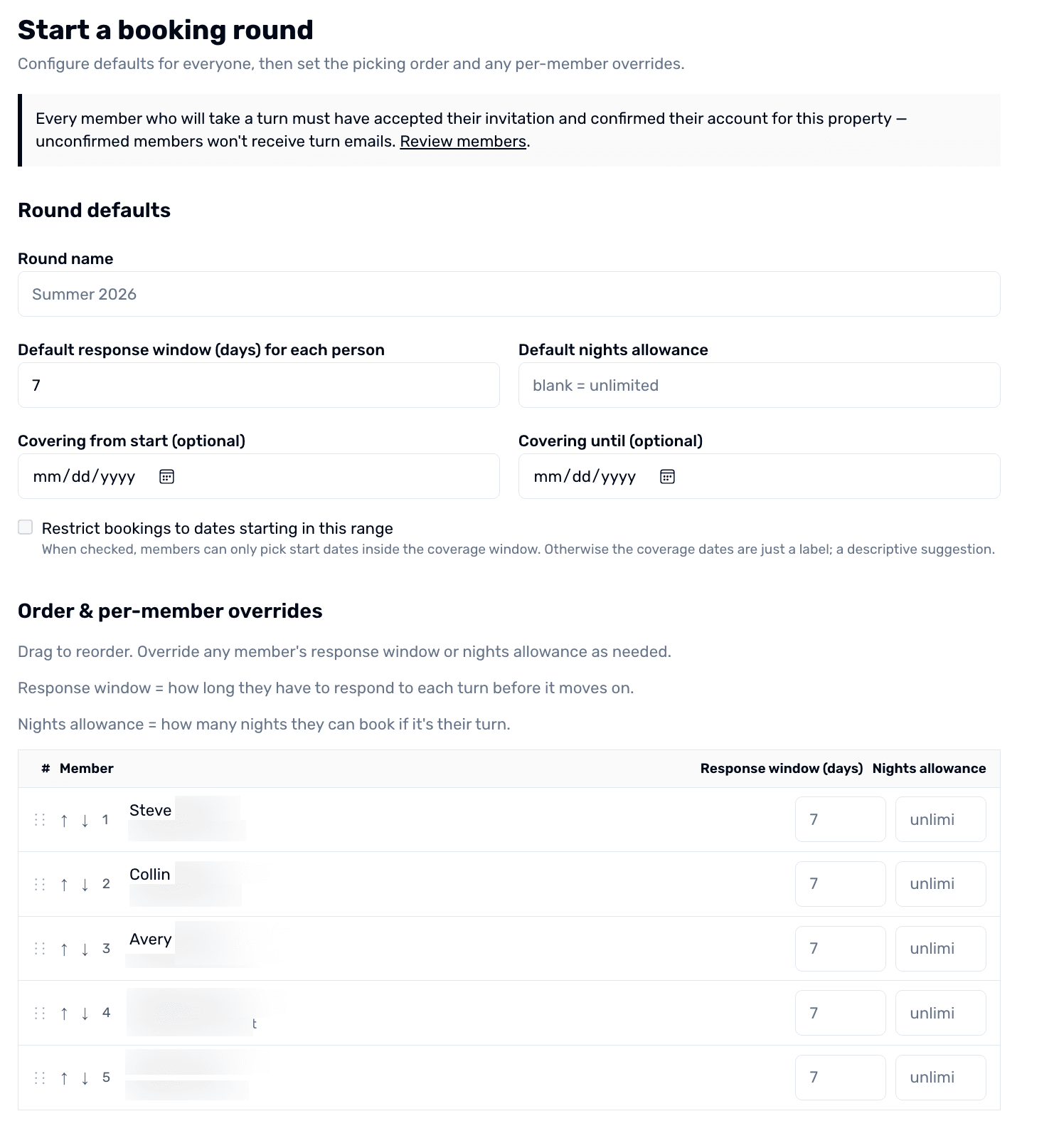 Run a Round-Robin Booking Queue