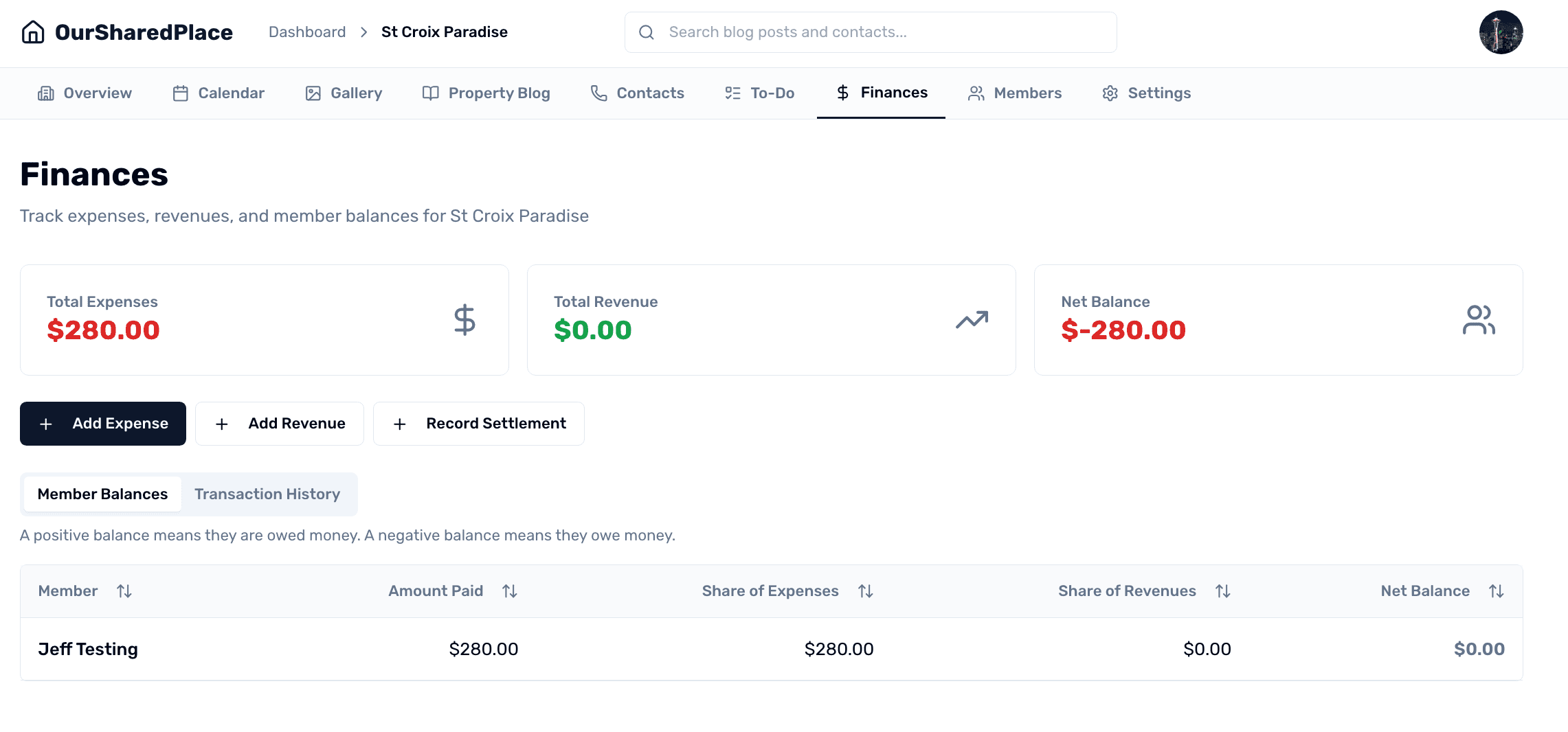 Financial overview