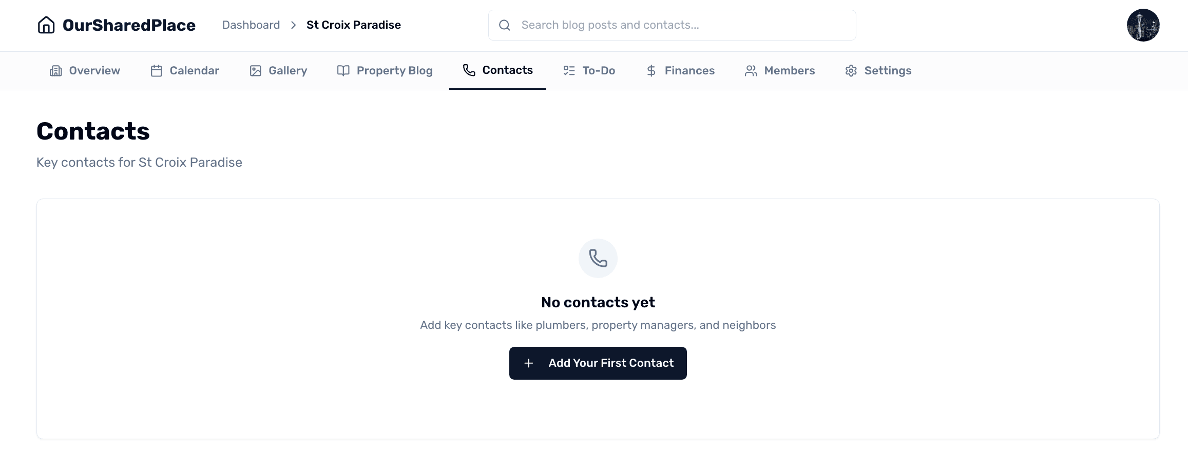 Contact directory